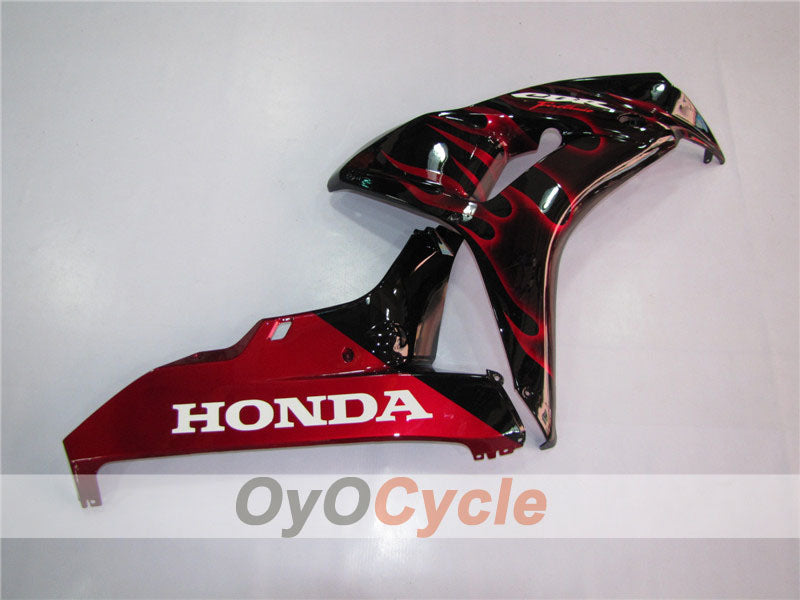 Einspritz-Verkleidungssatz für 06-07 CBR1000RR - Rot, Schwarz - Flame #OYO87900582