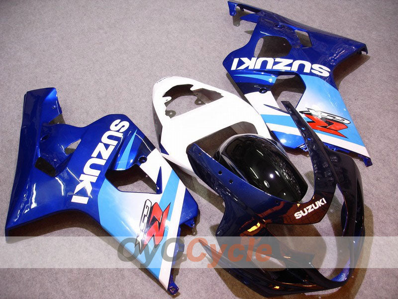 Verkleidungssatz für Einspritzermodelle 04-05 GSXR600 - Blau, Weiß - Werksstil #OYO87901366 Hauptbild