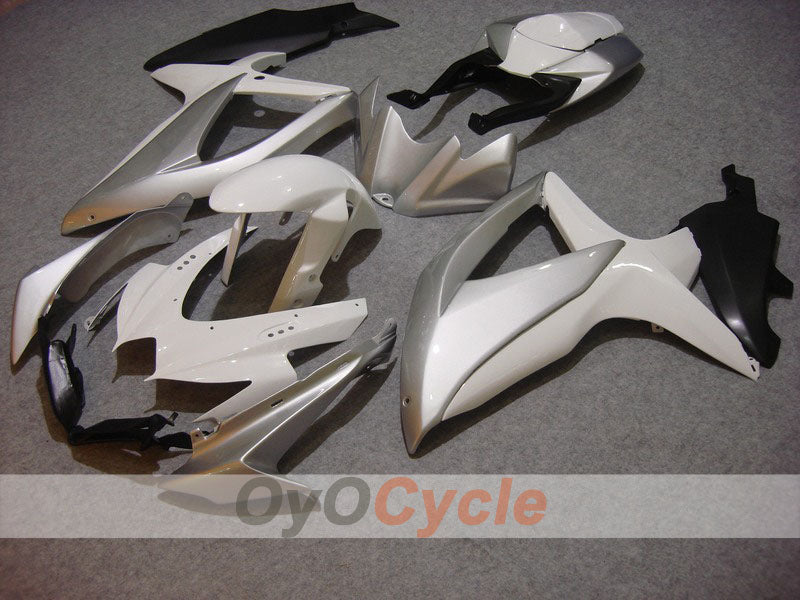 Einspritz-Verkleidungssatz für GSX R750 08-10 - Weiß, Silber - Werksstil #OYO87901420 Hauptbild