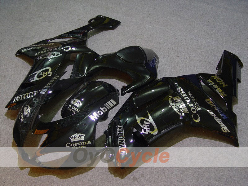 Verkleidungssatz für 07-08 NINJA ZX-6R - Schwarz - Corona #OYO87901901 Hauptbild