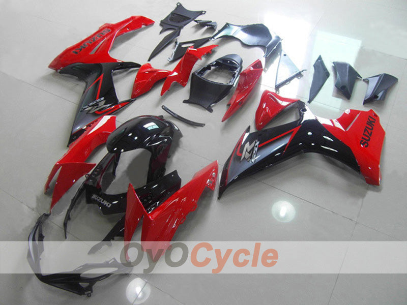 Verkleidungssatz für Einspritzmodelle 11-26 GSX R600 - Rot, Schwarz - Werksdesign #OYO87903232 Hauptbild