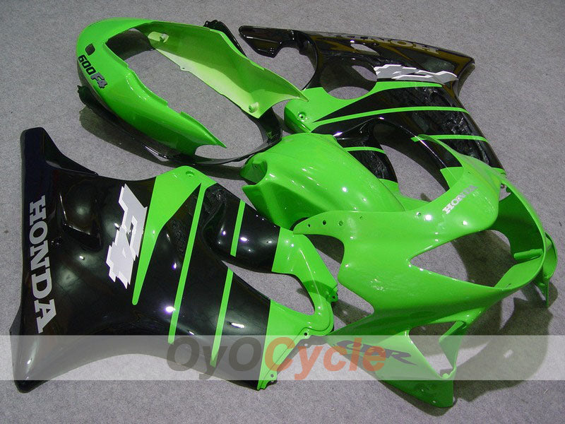 Einspritz-Verkleidungssatz für CBR600F4 99-00 - Grün, Schwarz - Werksdesign #OYO87900128 Hauptbild