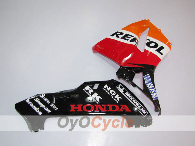 Verkleidungssatz für Einspritzung für CBR600RR 05-06 - Orange, Schwarz - MICHELIN, RK, Repsol #OYO87900329