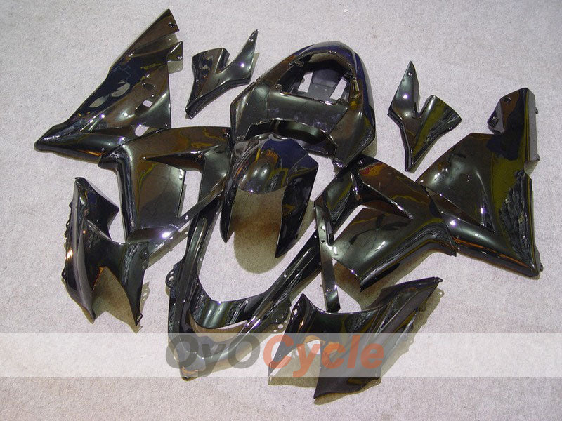 Einspritzverkleidungssatz für 04-05 NINJA ZX-10R - Schwarz - Werksdesign #OYO87901520