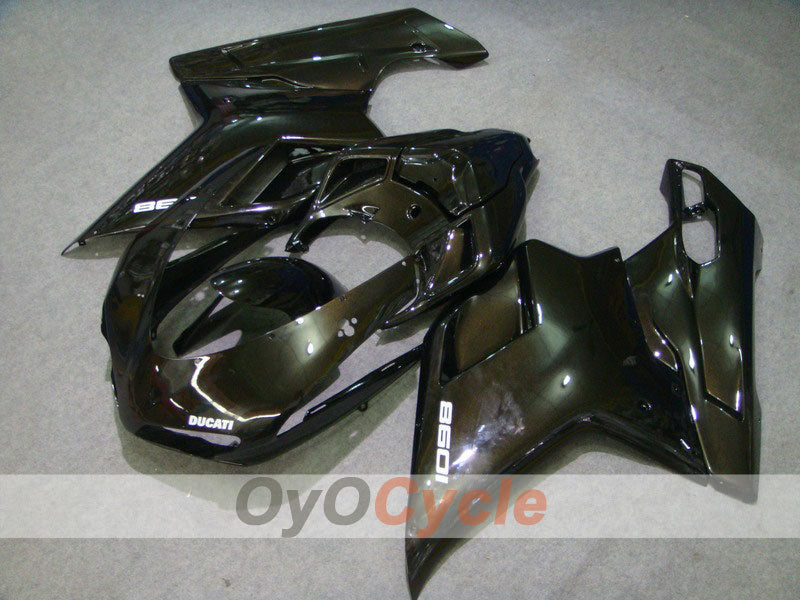 Einspritz-Verkleidungssatz für Ducati 1098, Baujahr 07-09 - Schwarz - Werksdesign #OYO87902321 Hauptbild