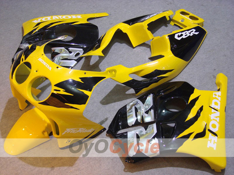 Spritzguss-Verkleidungssatz für 90-94 CBR250RR - Gelb, Schwarz - Fireblade #OYO87902936