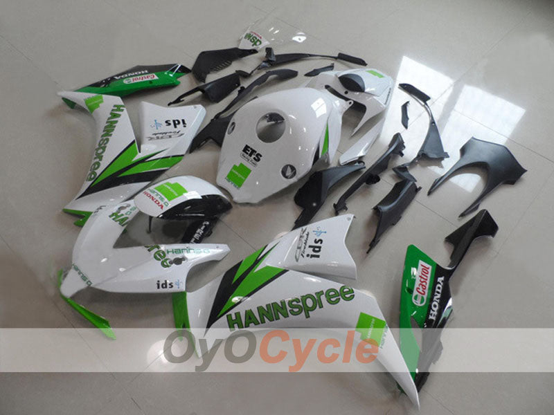 Einspritzverkleidungssatz für 12-16 CBR1000RR - Grün, Weiß - Castrol, HANN Spree #OYO87903335 Hauptbild
