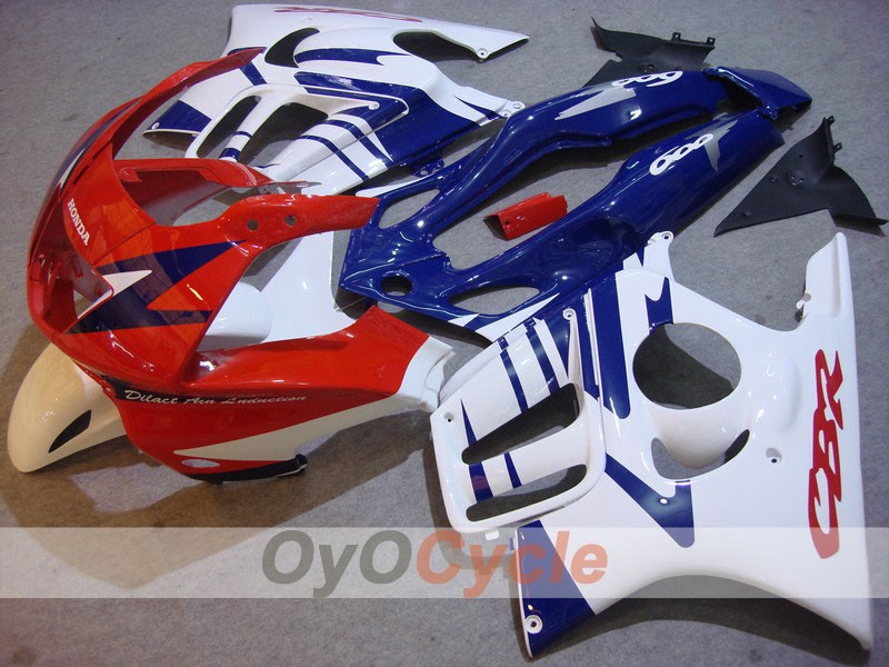 Verkleidungssatz für Einspritzmodelle 95-96 CBR600F3 - Rot, Weiß - Werksstil #OYO87902772 Hauptbild
