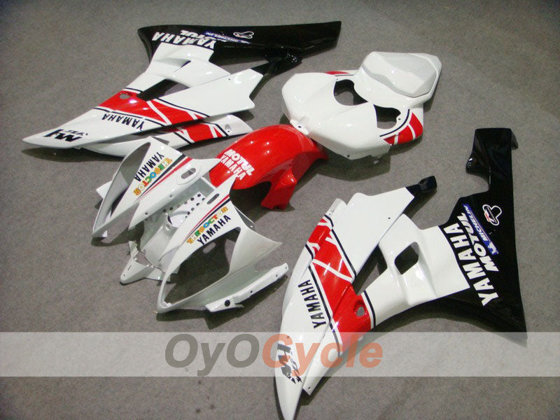 Einspritzverkleidungs-Kit für YZF-R6 06-07 - Weiß, Schwarz - MOTUL #OYO87900938 Hauptbild