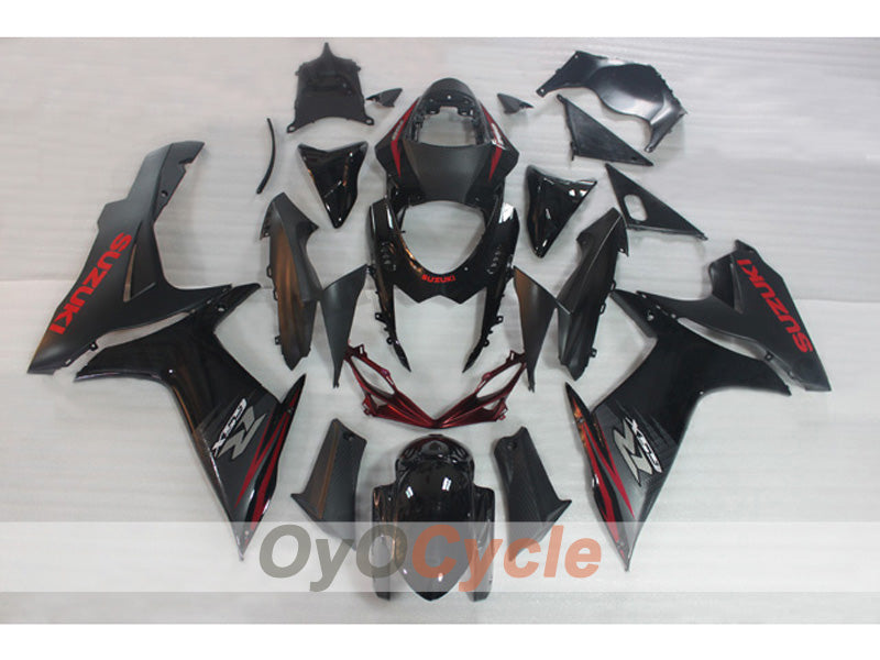 Einspritzverkleidungs-Kit für 11-26 GSX R750 - Rot, Schwarz - Werksstil #OYO87903192 Hauptbild