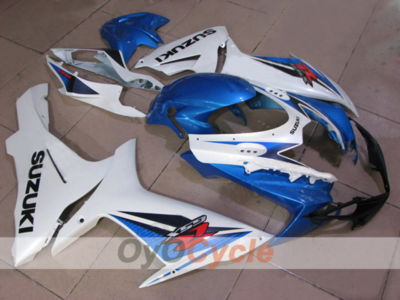Verkleidungskit für 11-26 GSX R600 - Blau, Weiß, Matt - Werksdesign #OYO87903216 Hauptbild