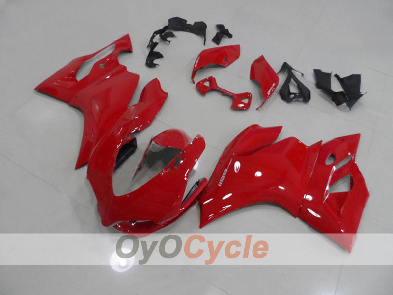 Einspritz-Verkleidungssatz für Ducati 1199, Baujahre 11-14 - Rot, Schwarz - Werksstil #OYO87903385 Hauptbild