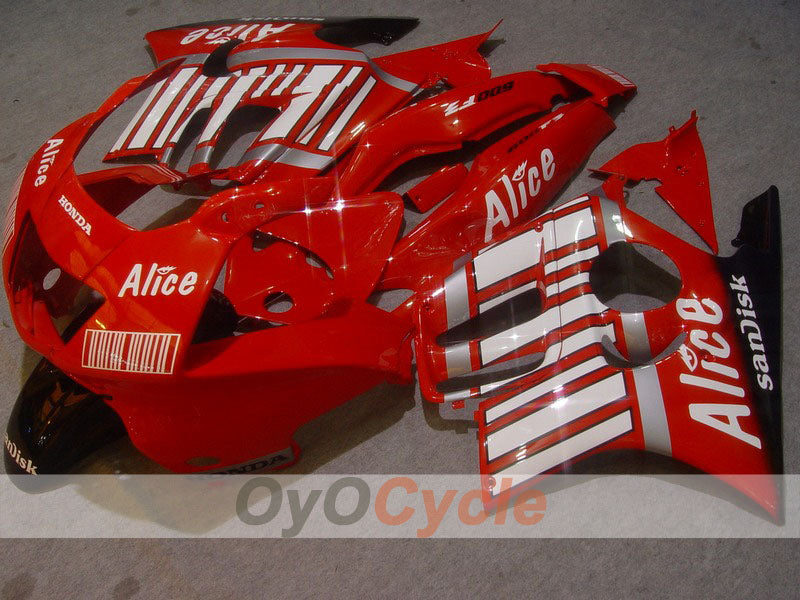 Einspritzverkleidungssatz für CBR600F3, 95-96 - Rot - Alice #OYO87900011
