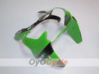 Einspritzverkleidungssatz für 00-02 NINJA ZX-6R - Grün, Schwarz - Monster #OYO87901717