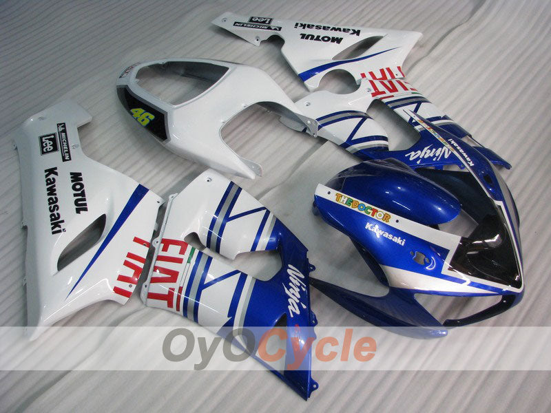 Verkleidungssatz für 05-06 NINJA ZX-6R - Blau, Weiß - FIAT #OYO87901863 Hauptbild
