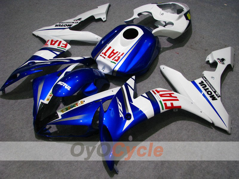 Einspritz-Verkleidungssatz für YZF-R1 04-06 - Blau, Weiß - FIAT, MOTUL #OYO87900825 Hauptbild