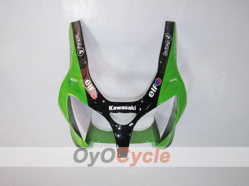 Einspritzverkleidungssatz für 00-02 NINJA ZX-6R - Grün, Schwarz - Monster #OYO87901717