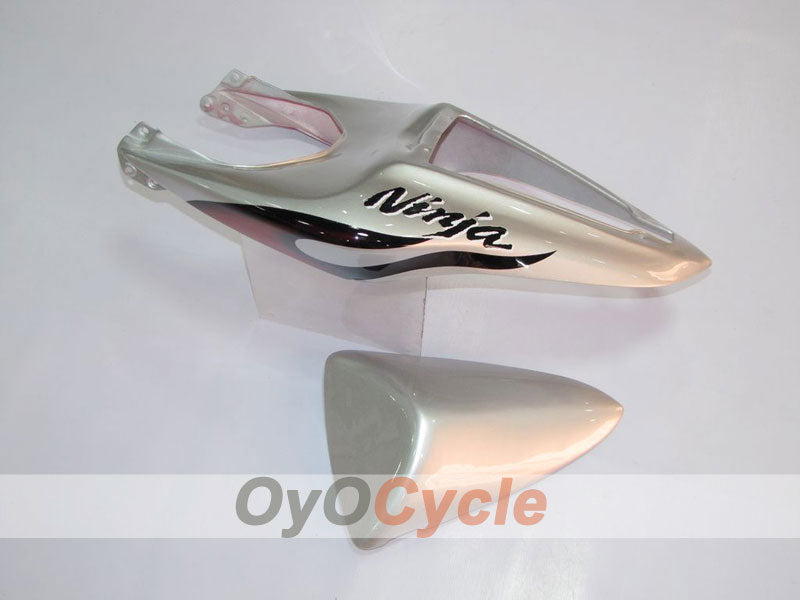 Spritzguss-Verkleidungssatz für 07-08 NINJA ZX-6R - Rot, Silber - Flame #OYO87901933
