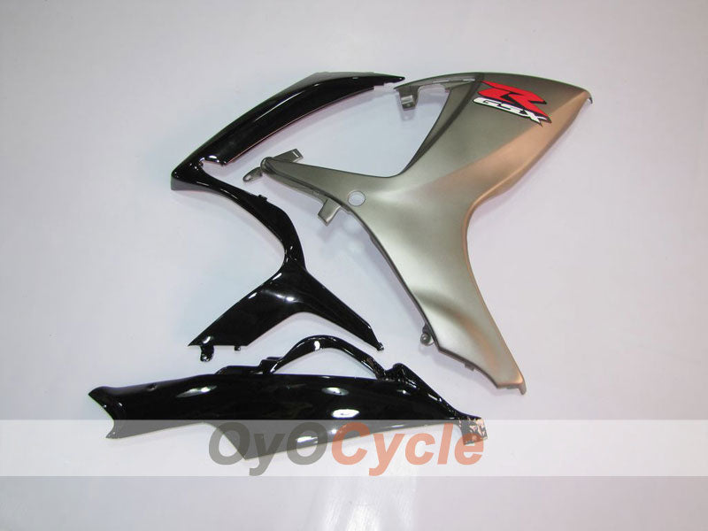 Verkleidungssatz für 06-07 GSX R600 - Schwarz, Silber - Werksdesign #OYO87901531