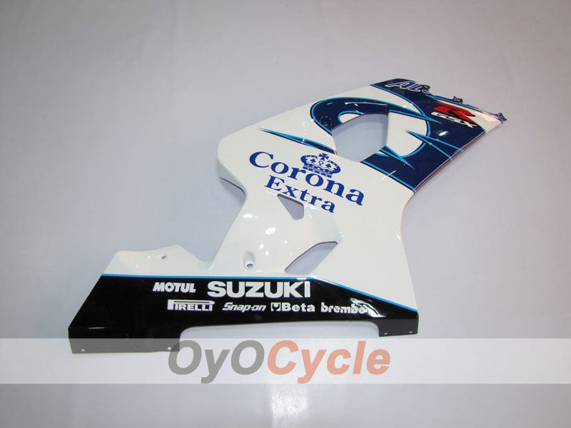 Einspritzverkleidungs-Kit für 04-05 GSXR600 - Blau, Weiß - Corona, MOTUL #OYO87901156 Zweitbild