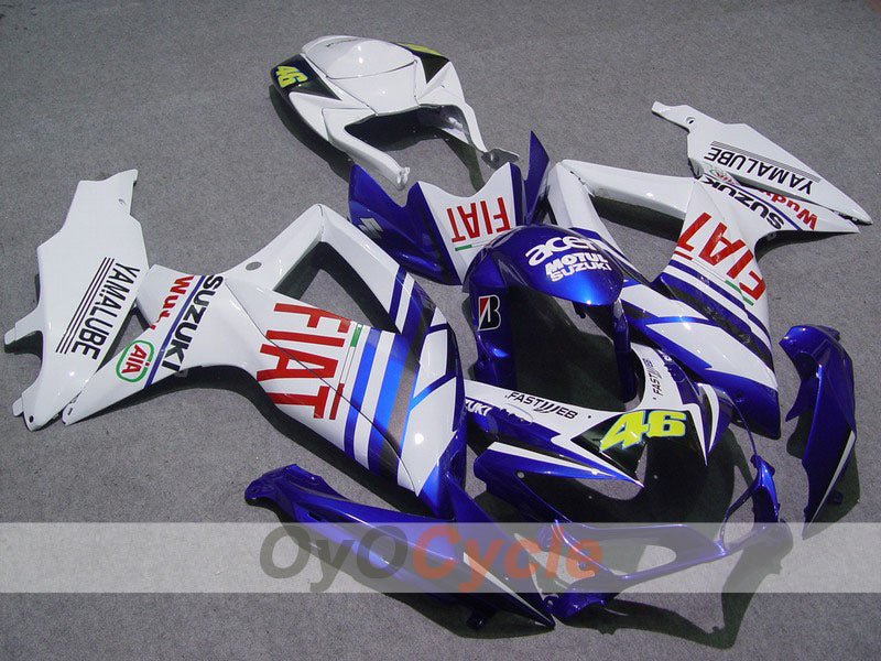 Einspritz-Verkleidungssatz für GSX R600 08-10 - Blau, Weiß - FIAT #OYO87901622 Hauptbild