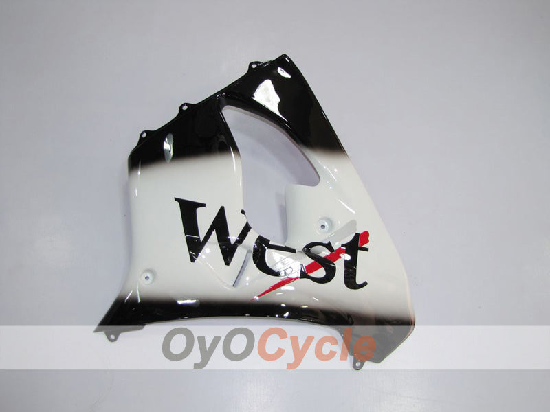 Verkleidungskit für NINJA ZX-9R 98-99 - Weiß, Schwarz - West #OYO87903022