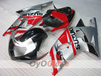 Verkleidungssatz für 01-03 GSX R600, Spritzguss - Rot, Silber - Werksstil #OYO87905084