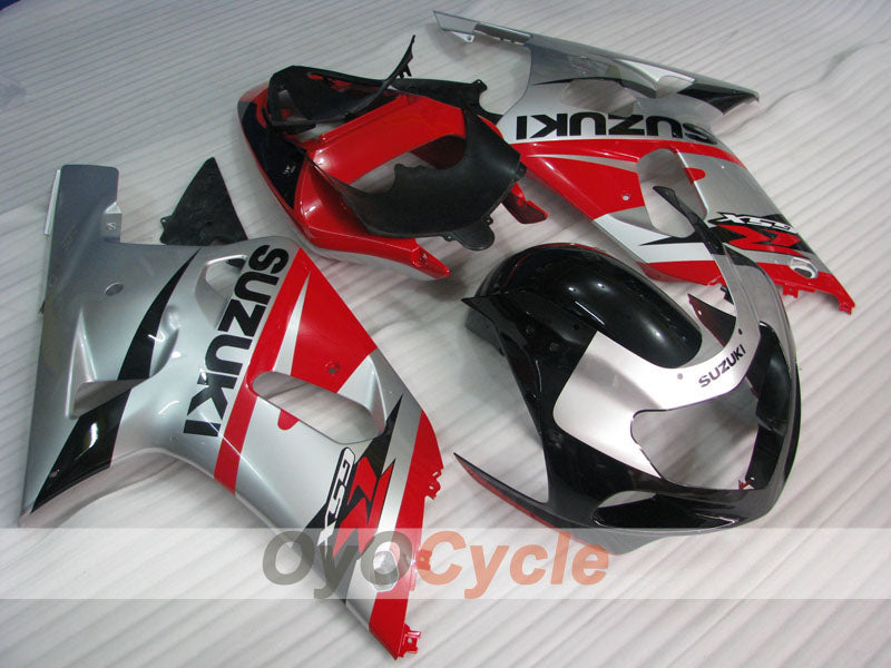 Einspritzverkleidungssatz für GSX R750 00-03 - Rot, Schwarz, Silber - Werksdesign #OYO87905139 Hauptbild