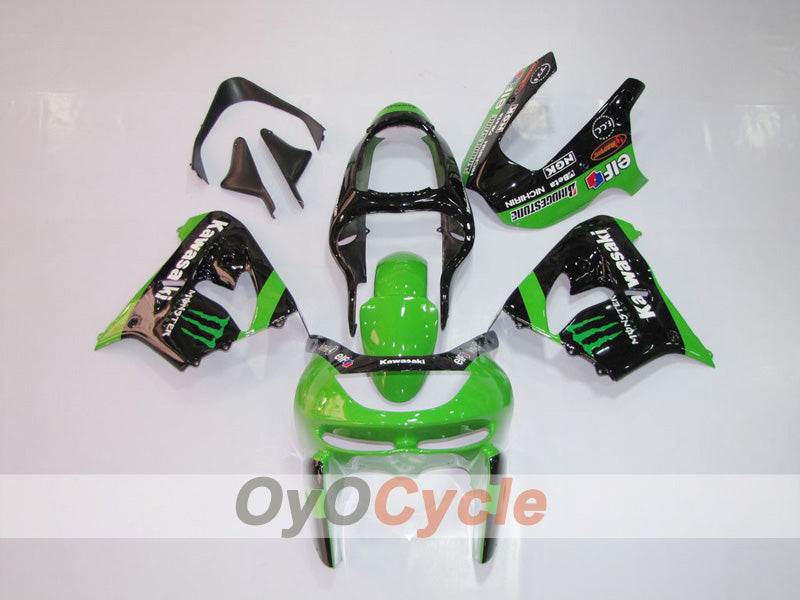 Verkleidungskit für NINJA ZX-9R 98-99 - Grün, Schwarz - Monster #OYO87903017 Hauptbild