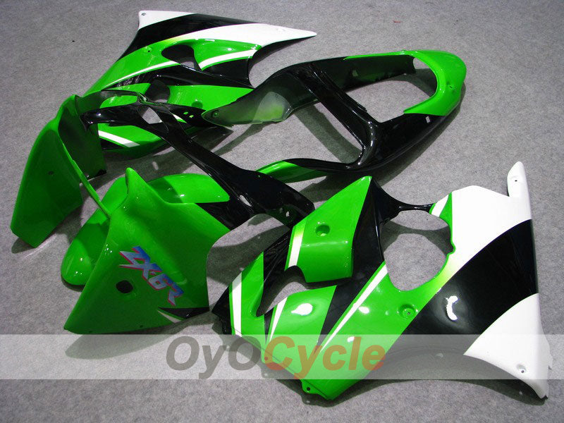 Einspritzverkleidungssatz für NINJA ZX-6R 00-02 - Grün, Schwarz - Werksstil #OYO87901702 Hauptbild