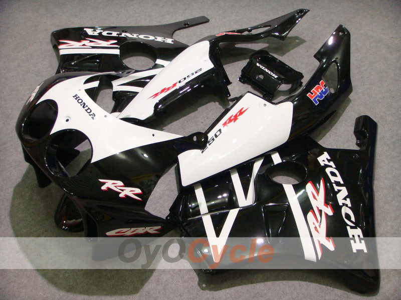 Spritzguss-Verkleidungssatz für 90-94 CBR250RR - Weiß, Schwarz - Fireblade #OYO87902939 Hauptbild