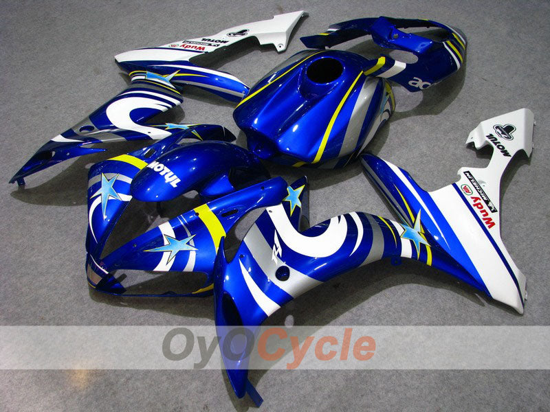 Einspritz-Verkleidungssatz für YZF-R1 04-06 - Blau, Weiß - FIAT, MOTUL #OYO87900827 Hauptbild