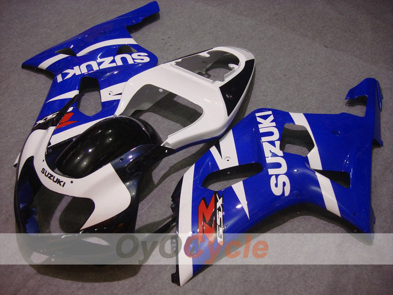 Verkleidungssatz für Einspritzmodelle 01-03 GSX R600 - Blau, Weiß - Werksdesign #OYO87901136 Hauptbild