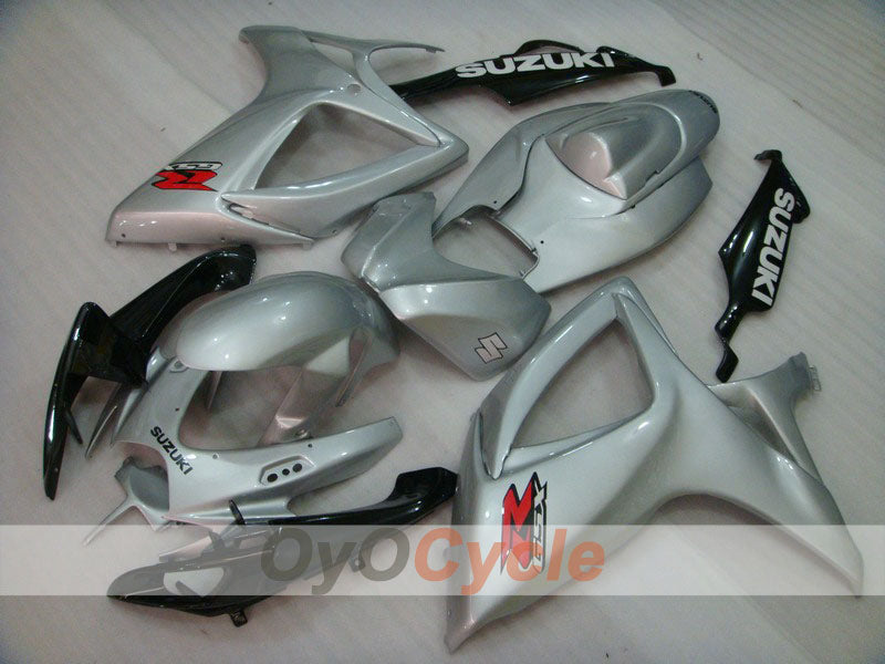 Verkleidungssatz für 06-07 GSX R750 - Schwarz, Grau - Werksdesign #OYO87901334 Hauptbild