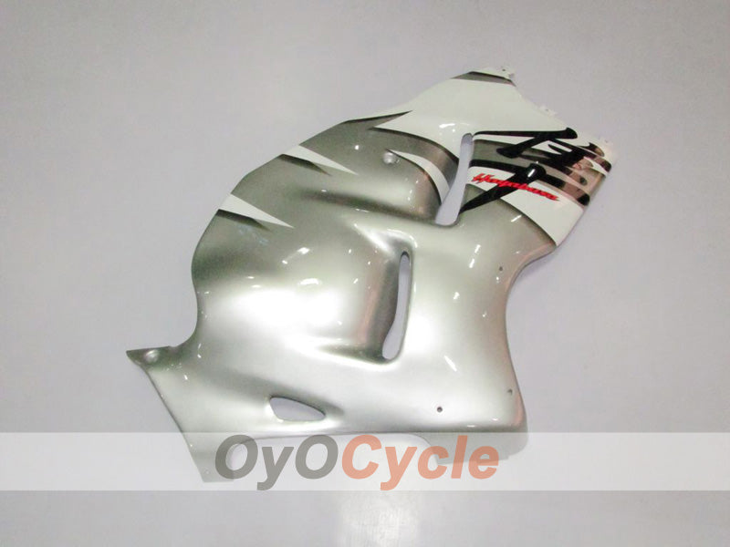 Einspritz-Verkleidungssatz für 99-07 GSXR1300 Hayabusa - Weiß, Silber - Werksstil #OYO87902885 Zweitbild
