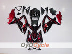 Einspritzverkleidungssatz für GSX R750 08-10 - Rot, Schwarz - Flame #OYO87901432