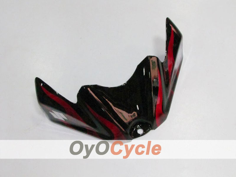 Einspritzverkleidungssatz für GSX R750 08-10 - Rot, Schwarz - Flame #OYO87901432