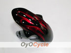 Einspritzverkleidungssatz für GSX R750 08-10 - Rot, Schwarz - Flame #OYO87901432