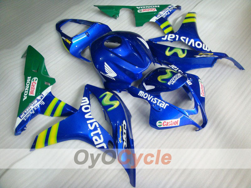 Einspritzverkleidungssatz für 07-08 CBR600RR - Blau - Movistar #OYO87900375