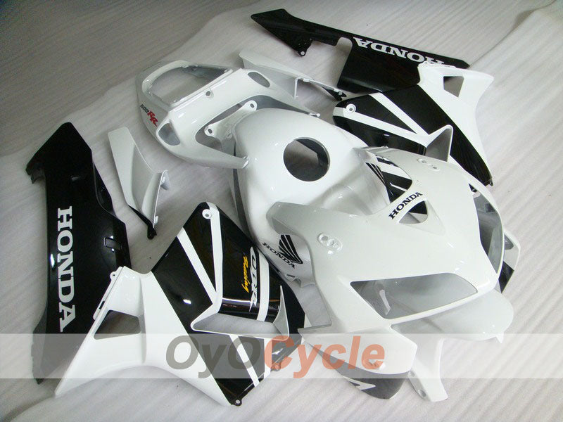 Einspritzverkleidungssatz für CBR600RR 05-06 - Weiß, Schwarz - Werksstil #OYO87900308
