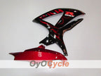 Einspritzverkleidungssatz für GSX R750 08-10 - Rot, Schwarz - Flame #OYO87901432
