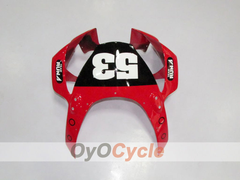 Einspritzverkleidungs-Kit für 02-03 CBR900RR 954 - Rot, Schwarz - Werksstil #OYO87902841
