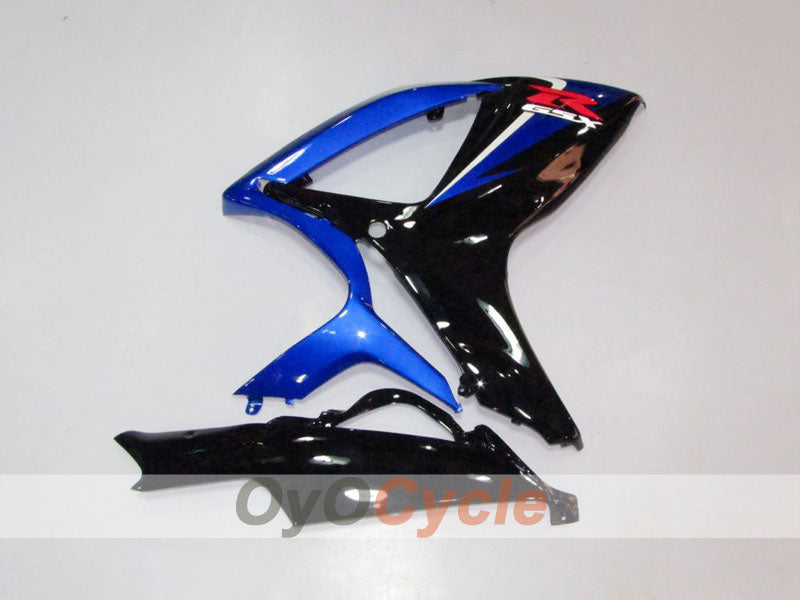 Einspritz-Verkleidungskit für 06-07 GSX R600 - Blau, Schwarz - Werksstil #OYO87901542