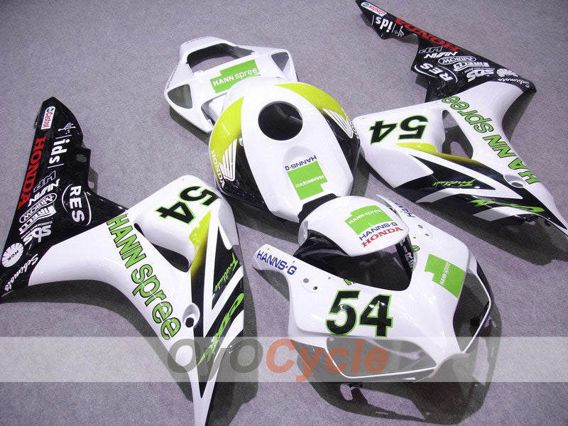 Verkleidungssatz für Einspritzermodelle der CBR1000RR 06-07 - Weiß, Schwarz - HANN Spree #OYO87900608 Hauptbild