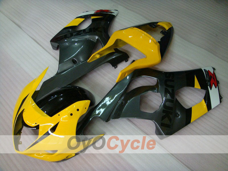 Einspritz-Verkleidungssatz für 04-05 GSX R750 - Gelb, Schwarz - Werksstil #OYO87901202 Hauptbild