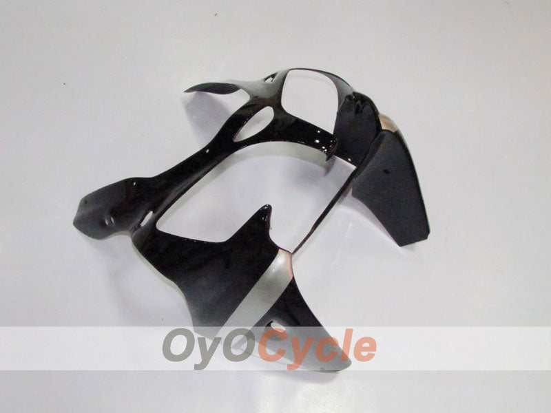 Einspritzverkleidungssatz für NINJA ZX-6R 00-02 - Schwarz, Silber - Werksstil #OYO87901691