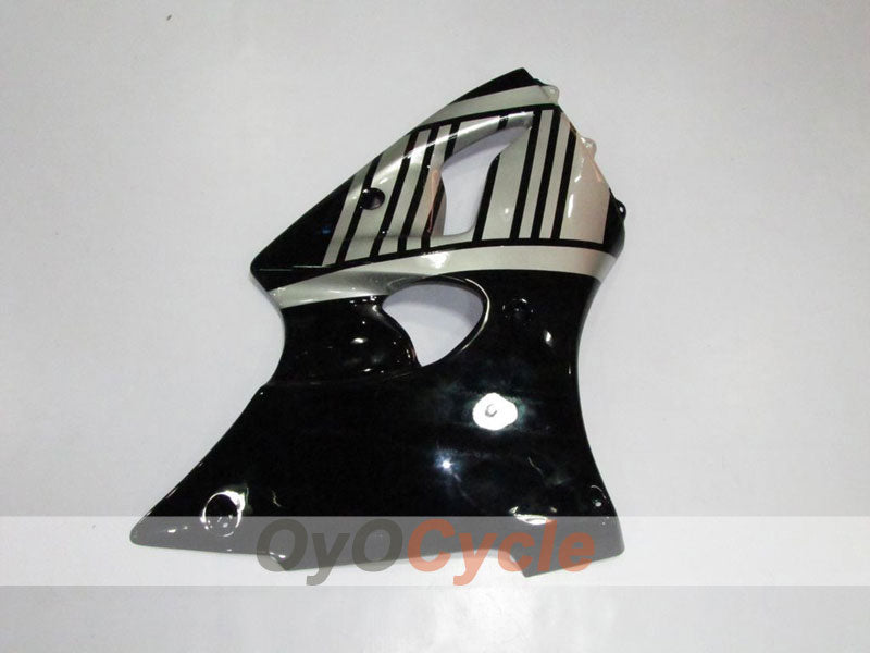 Einspritzverkleidungssatz für NINJA ZX-6R 00-02 - Schwarz, Silber - Werksstil #OYO87901691