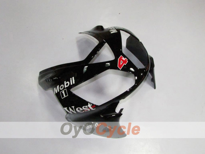 Spritzguss-Verkleidungssatz für NINJA ZX-12R 02-05 - Weiß, Schwarz - West #OYO87903116