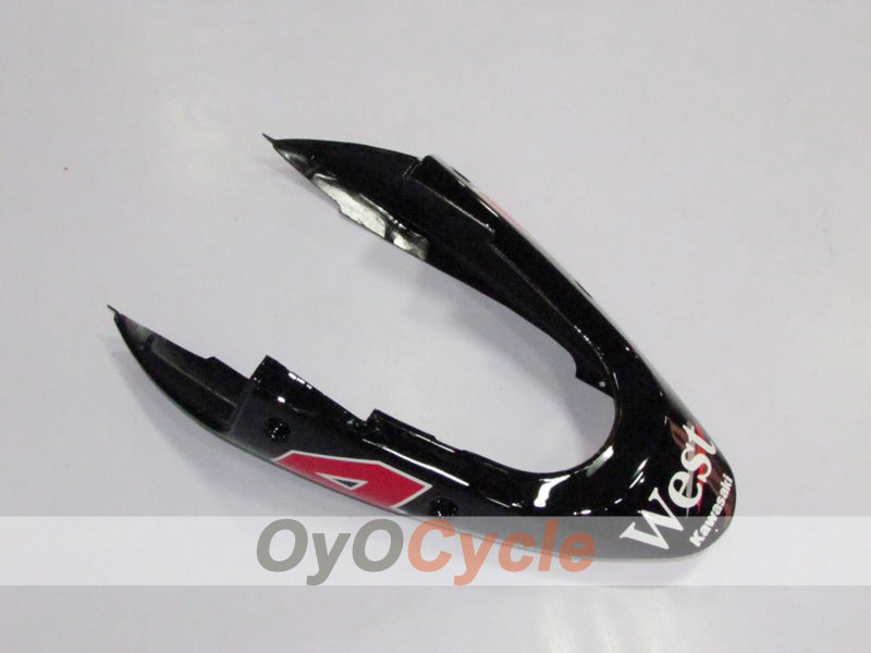 Spritzguss-Verkleidungssatz für NINJA ZX-12R 02-05 - Weiß, Schwarz - West #OYO87903116