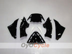 Spritzguss-Verkleidungssatz für NINJA ZX-12R 02-05 - Weiß, Schwarz - West #OYO87903116